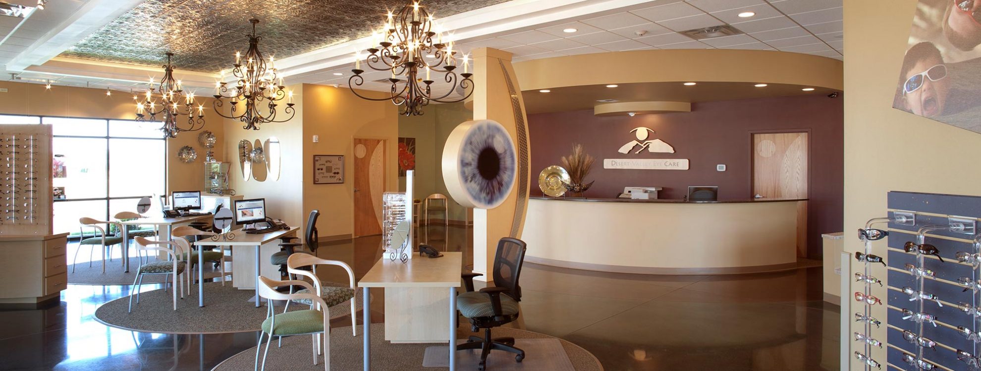 a view of the office of Desert Valley Eye Care